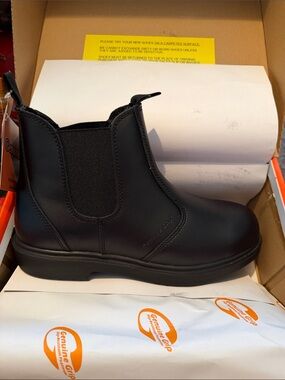 Genuine Grip Safety Boots Black Slip-resistant Boots Men’s 9.5W NIB